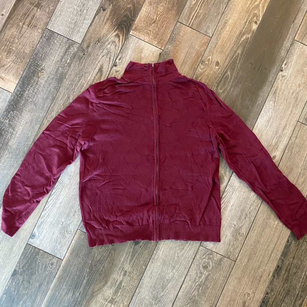 Banana Republic men’s Maroon zip sweater